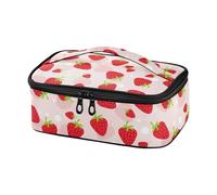 famyily Borsa termica per il pranzo con fragole rosse dei cartoni animati, borsa termica per il pranzo, per le donne, mini borsa termica per la scuola