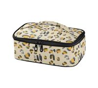 famyily Borsa termica per il pranzo da uomo con stampa leopardata giallo pallido mini borsa per il pranzo borsa termica per il pranzo universitario