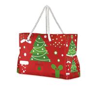 famyily Borse da viaggio bianche a prova di sabbia per le donne con tasche laterali Borse da trasporto con tasche con cerniera