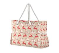 Famyily - Borse in tela a prova di sabbia per viaggiare con tasche laterali, borse da spiaggia, borsa da piscina, borsa da lavoro, borsa della spesa