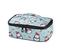 famyily Cartone animato Nero Pinguino Borse Pranzo per Gli Uomini Isolati Cooler Bag Lunch Box per Adolescenti Termico Pranzo