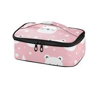famyily Cartoon Bear White Lunchbox per ragazza Cooler Lunch Bag Lunch Boxes Mini Lunchbox Portatile