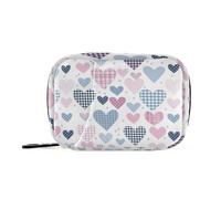 famyily Cuori patchwork colori pastello borse medicine con scomparti staccabili attaccabili pillola casi organizzatori