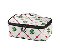 famyily Freccia A Scacchi Modello Rosso Verde Decorativo Isolato Borse Pranzo Bag Mens Lunch Box per College loncheras termica para Mujer