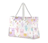 Famyily - Grandi borse a prova di sabbia, viola con tasche laterali, borsa da viaggio per fine settimana, articoli essenziali per la spiaggia, regali di compleanno per le donne