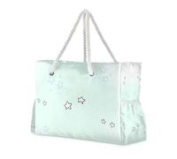 famyily Grandi borse di totalizzatore portatili della stella verde della menta con le borse laterali della borsa a prova di sabbia all'aperto con i supporti di tazza sul lato