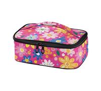 famyily Piccoli fiori freschi pesca decorativi piccole borse pranzo per le donne piccola borsa isolata scatola pranzo adulto per tenuta bolso termico para comida