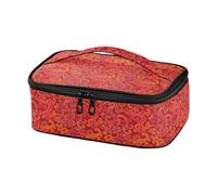 famyily Red Bohemian Classic Vintage Floral Mens Lunch Bag Piccolo Isolato Lunch Bag Uomini Lunch Box Soft Liner Borse Pranzo Viaggio