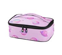 famyily Rosa Romantico Carino Pianeta Universo Borse Pranzo per Adulti Piccolo Cooler Bag Ragazze Lunchbox per Impermeabile lomchera para Hombre