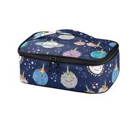 famyily Simpatici unicorni corno fiore corona pianeti meteorite borse per il pranzo da donna piccola borsa riutilizzabile tote bag isolata borse per il pranzo per le donne termiche pranzo cooler