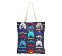 famyily Tote Bag Canvas Trucks Bright Colorful Multicolor Monster Women Tote Bag per insegnanti Borsa da spiaggia in tela