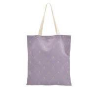 famyily Tote Bag Canvas Viola Oro Modello di Lusso Delle Donne Tote Bag per lo Shopping Borsa di Tote Economica