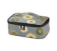 famyily Trendy Cactis Girasole Oro Grigio Decorativo Delle Donne Borsa Pranzo Del Latte Materno Cooler Borsa Da Viaggio Lunch Box per Gli Uomini per il College Bolsa de almuerzo para Hombre