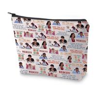 Fan amante regalo What Time is IT Canvas Zipper Pouch D Movies Fan Gift TV Show Lover Makeup Bag Magic Kingdom Gift,