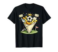 Fan Art - Fish And Chips con Football Regno Unito Maglietta