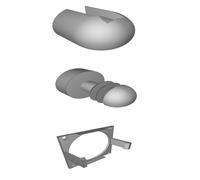 Fan Bracket for 90mm PC Case Fans Universal Computer Cooling Mount System
