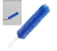 Fan Brush For Cleaning - Reusable Bendable Duster Tool, Washable Dust Removal Head, Narrow Cleaning Aid, Soft Nylon Fiber Cleaner | Crevice Dust Remover,For Air Conditioner Vent Blind Window