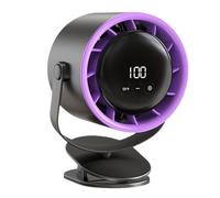Fan clip - Blower ad aria ad alta velocità | Cooler per display digitale da 6 pollici | Ventilatore a turbina regolabile a 100 velocità | Clip ricaricabile ON PER SCHEDA DESTRA | Soluzione di ra