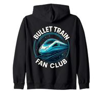 Fan Club con Treno Proiettile, ferrovia ad Alta velocità per Bambini e Adulti Felpa con Cappuccio