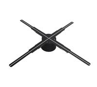 Fan con Ologramma 3D, Proiettore Olografico a LED da 50cm, con Relosution 1800x586, LED 586, Controllo App di Supporto, Scheda TF da 8GB, per Negozio, Display Pubblicitario