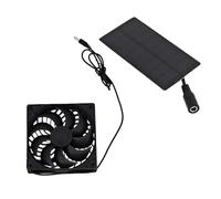 Fan Del Pannello Solare - Ventilatore Da Campeggio A Energia Solare | Fan Portatile Con Pannello Solare | Di Ventilazione Da 0,8 W | 4v Gadget Di Raffreddamento Ad Energia Solare Per Serra Del