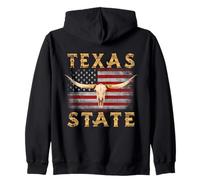 Fan del Texas State Pride dal 1845 Felpa con Cappuccio