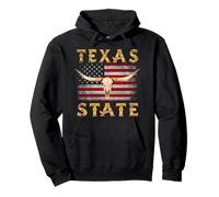 Fan del Texas State Pride dal 1845 Felpa con Cappuccio