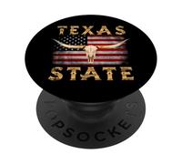 Fan del Texas State Pride dal 1845 PopSockets PopGrip Adesivo