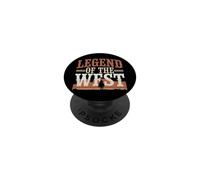 Fan del vecchio film occidentale Cultura Cowboy classica e selvaggio West PopSockets PopGrip Adesivo