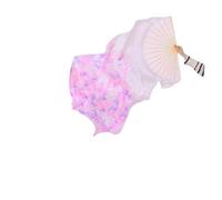 fan della danza cinese, 1 paio/1 pz Danza Del Ventre Velo A Ventaglio Di Seta Bambù Fatti A Mano Tinto Prestazioni Multicolor 120-250x90 cm(1pc Right-type 7,120x90cm)