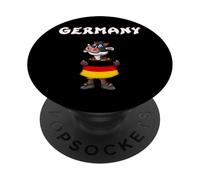 Fan della Germania/mucca tedesca PopSockets PopGrip Adesivo