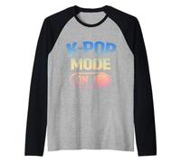 Fan della Musica Pop Coreana per Amanti del K-Pop Maglia con Maniche Raglan