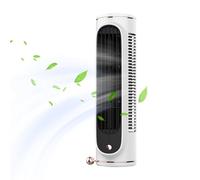 Fan Della Torre Per Camera Da Letto - Ventilatore Senza Lama | Fan Della Torre A Lama Da Scrivania | Accessori Per Scrivania Ricaricabili A 3 Velocità Tranquilli Per Camera Da Letto Interno |