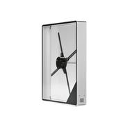 Fan Del'ologramma da 56 Cm Incorporato Nell'esposizione di pubblicità del Proiettore Principale 3D Del'altoparlante con La Struttura del Metallo Ampia Applicazione (Color : Gray+Black)