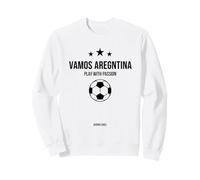 Fan di Calcio 2026 Vamos Aregntina Gioca con Passione Felpa