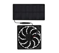 Fan di estrazione solare | Ventola di estrazione del pannello solido 0,8 W - di ventilazione rinfrescante 4 V per casa fuori serra Camping Co - keeper Installazione del viso