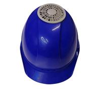 Fan di hat hat-casco da costruzione ventilato con raffreddamento incorporato, marcia leggera leggera | Capo di sicurezza a flusso d'aria regolabile, cappello da lavoro all'aperto per caldo, casco tras