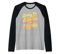 Fan di Mongolfiera Avventura del Cielo e appassionato di mongolfiere Maglia con Maniche Raglan