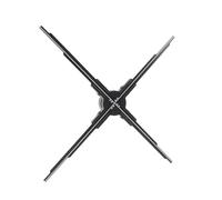 Fan di Ologramma 3D, Display Pubblicitario per Proiettori 3D da 60 Cm con Perline LED da 640pcs da 4 GB, 4 Lame, 2500x640, per pubblicità per Negozi D'affari (EU)