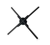 Fan di ologramma 3D Nudo Eye 3D Proiettore Imaging Stereo Dynamic Dynamic Rotating Sospensione LED Lampada a LED Schermo a muro Appeso Appeso Macchina pubblicitaria Proiettore di Natale olografico