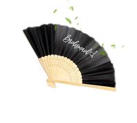 Fan Di Piegatura A Mano Della Sposa - Accessorio Per Brezze Eventi, Favore Della Cerimonia | Elegante Decorazione Pieghevole Per Feste, Strumento Di Stampa Portatile Leggero Per Le Celebrazioni Di Gru