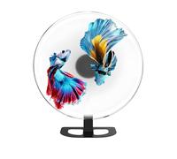 Fan di Proiettore di Ologramma 3D, Visualizzazione Pubblicitaria Olografica 32Cm/12.6in, Controllo Delle App per la Visualizzazione di Foto e Video
