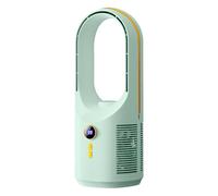 Fan Di Scrivania - Piccoli Fan Senza Lama | Della Tabella Di Regolazione | 5 Velocità Tranquille Silenziosa USB Night Light Night Light 1800Mah Circulatore Air Blower Per Campeggio Per Campeggio P