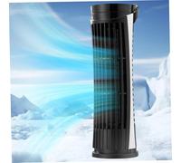 Fan di torre senza lama 2 velocità in piedi/impiccagione ventola della torre di raffreddamento da 13 pollici ventilatori di ricarica USB Condizionatore per portatile per la camera da letto per l