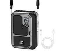 Fan di vita - ventola a clip per una camicia sotto | raffreddamento portatile | 3 velocità del Display digitale più fresco d'aria, elettrodomestico per campeggio, escursioni, , spiaggi