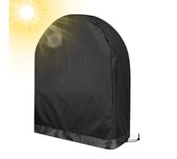 Fan Dust Cover, Round Electric Fan Guard, Authentic Waterproof Protector 26,9 x 24,02 Inches, Weather-Resistant Lightweight and Compact Safety Shield for Apartment, Dormitory, Outdoor, Indoor Use