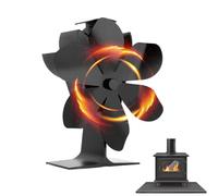 Fan efficiente di forma del loto della lama 6 per l'operazione silenziosa dei camini, progettazione economizzatrice d'energia