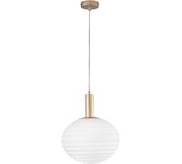 Fan_europe SOSPENSIONE LUCE AMBIENTE DESIGN RIPPLE ORO 1xE27 FINO A 20W Ø32x150 cm