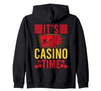 Fan Gambling It´s Casino Time Casino Felpa con Cappuccio
