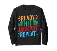 Fan Gambling Ready Hit Jackpot Repeat Casino Maglia a Manica
